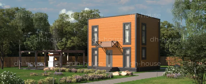 Модульный дом LIGHT 88 в Казани для круглогодичного проживания